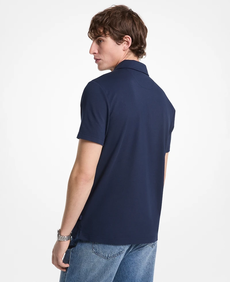 Michael Kors Men's Quarter-Zip Polo Shirt