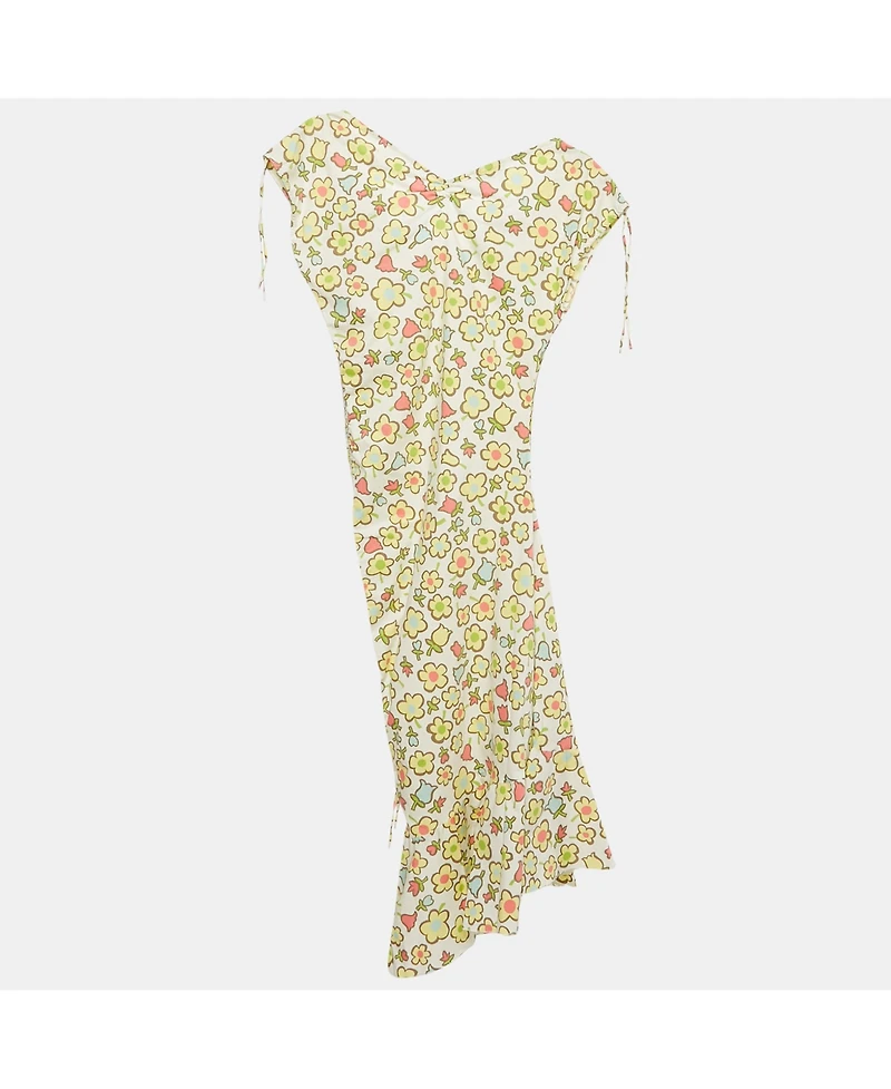 Pre-Owned Moschino Women's Cheap And Chic Floral Print Cotton Short Dress