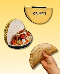 CRIMPiT 3-Pc. Flour Tortillas Maker with Recipe Book Set