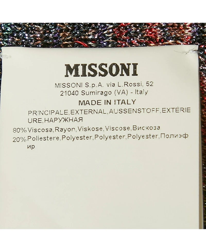 Pre-Owned Missoni Women's Lurex Rib Knit Cardigan