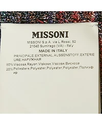 Pre-Owned Missoni Women's Lurex Rib Knit Cardigan