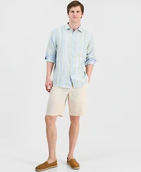 Tommy Bahama Men's Delgada Stripe Linen Button Shirt