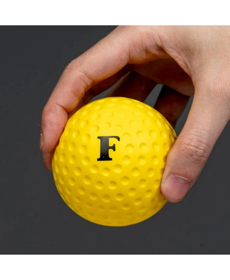 Furlihong Pack of 20 Sting Free Dimpled Baseballs 9 Inch Training Balls Lightweight 1 oz Design for Pitching Machine Practice Durable Pu Hard Foam