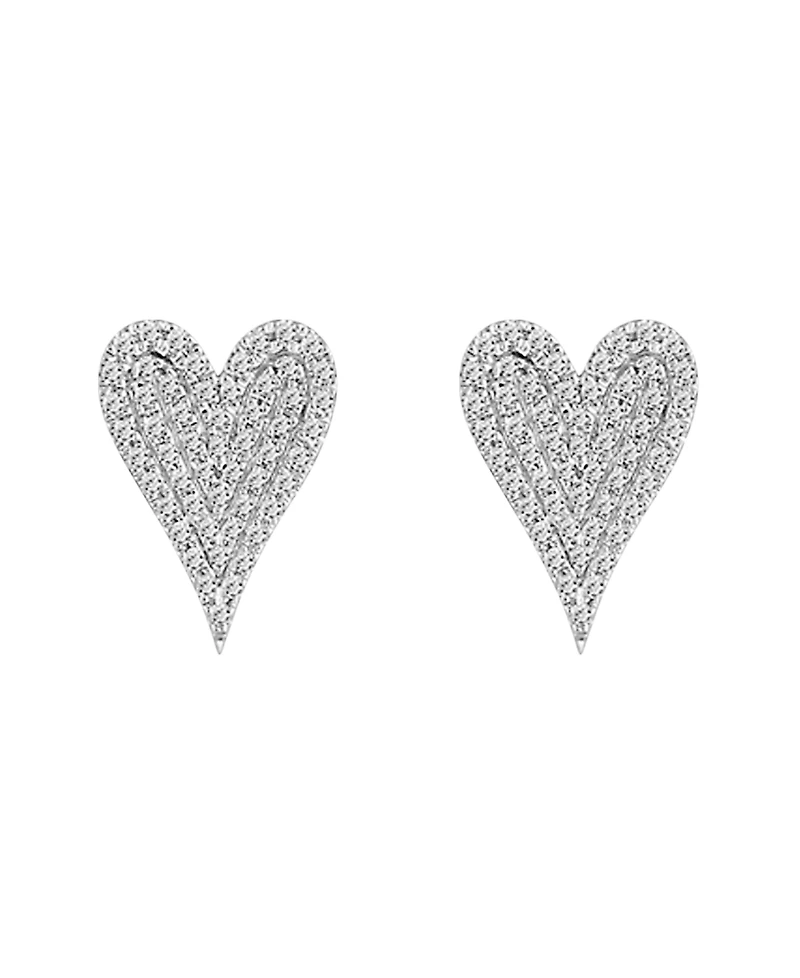 Macy's Diamond Earrings (1/4 ct. t.w.) in 10k White Gold