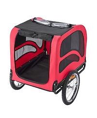 Aostirmotor Heavy-Duty Dog Bike Trailer, Up to 100 lbs