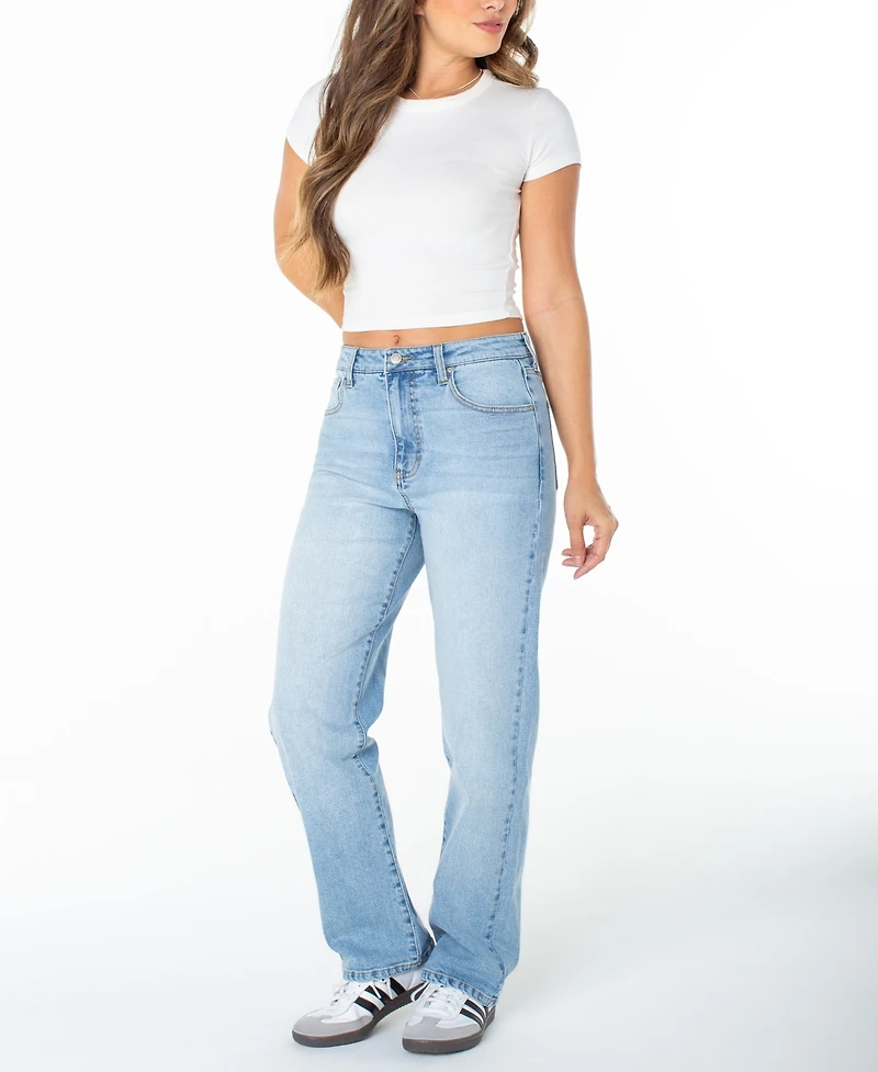 Celebrity Pink Juniors' Straight-Leg Jeans