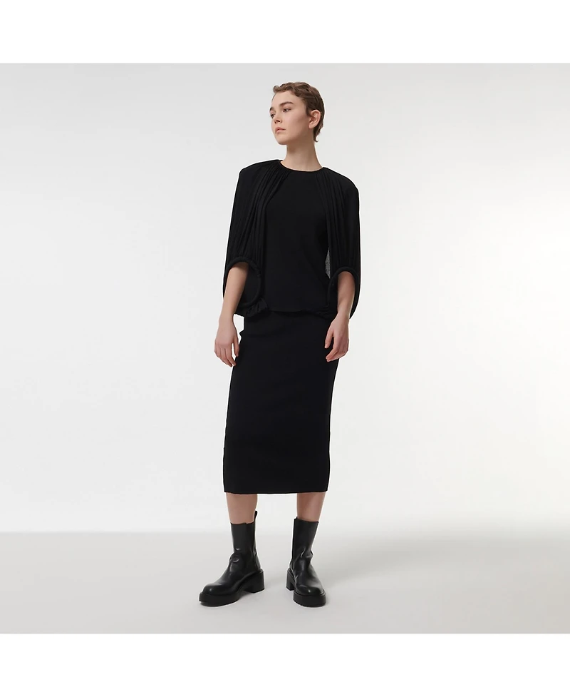 Leem Women's Double-Hoop Knitted Top