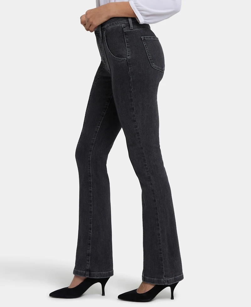 Nydj Petite High-Rise Billie Mini Bootcut Jeans