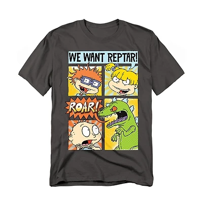 Rugrats Men's We Want Reptar! Comic T Shirt