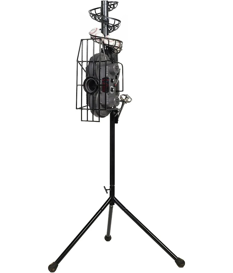 Furlihong Dual Wheel Baseball Pitching Machine with Adjustable Speed, 40–68 Mph Performance and Tripod Base for Professional Training