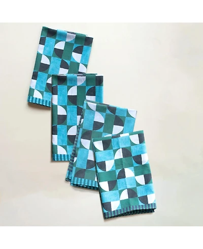 Supra Endura Pop Checker Organic Napkins, 4- pack