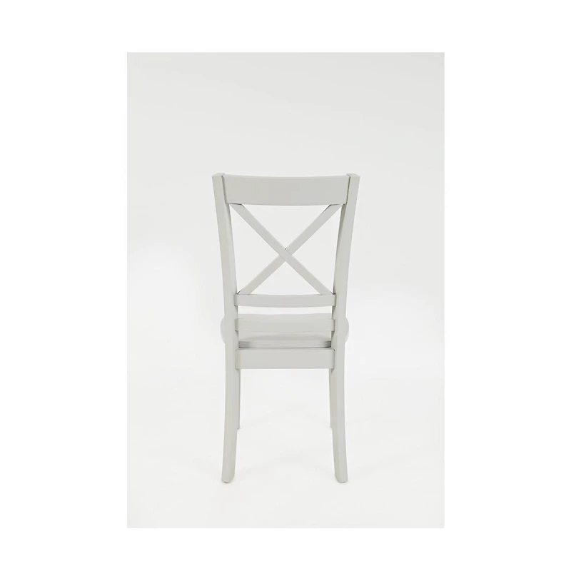 Jofran Simplicity Solid Wood Classic Cross-Back Dining Chair (Set of 2