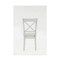 Jofran Simplicity Solid Wood Classic Cross-Back Dining Chair (Set of 2