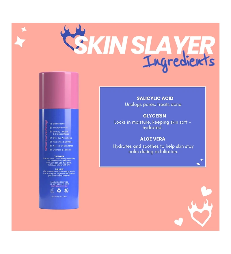Skin Slayer 2% Bha Salicylic Exfoliator