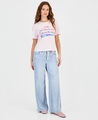 Rebellious One Juniors' American Sweetheart Graphic Print T-Shirt