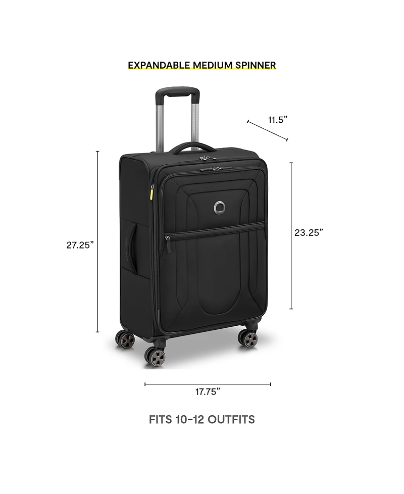 Delsey Paris Shadow Dlx Medium Check-In Spinner