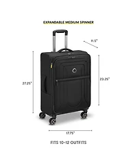 Delsey Paris Shadow Dlx Medium Check-In Spinner