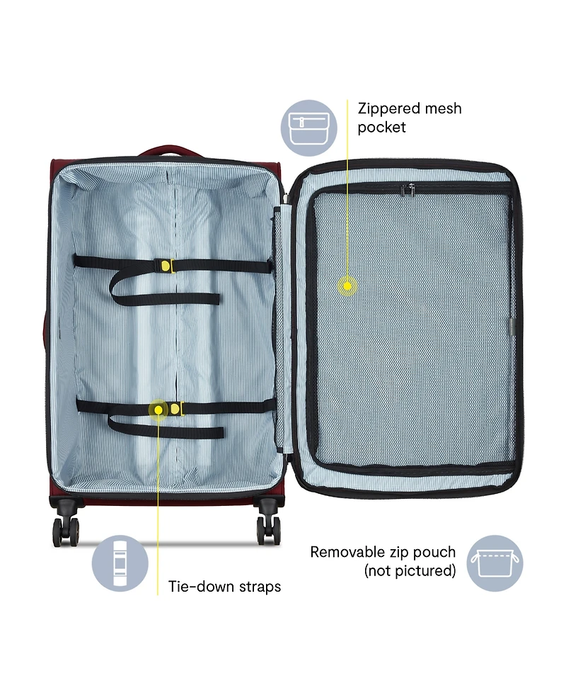 Delsey Paris Shadow Dlx Large Check-In Spinner