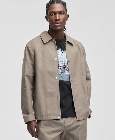 Mode of One Men's Relaxed-Fit Linen Jacket, Macy's Exclusive