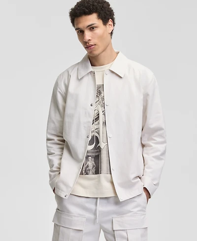 Mode of One Men's Relaxed-Fit Linen Jacket, Macy's Exclusive