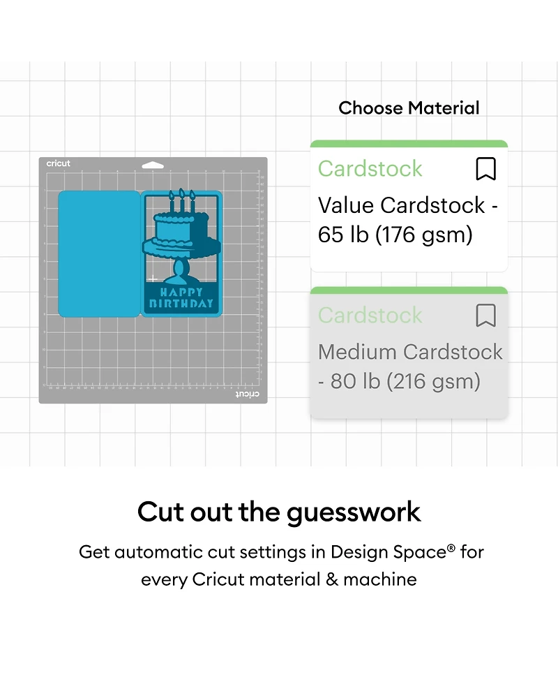 Cricut Bright Bows Sampler 80 Sheet 8.5" x 11" Card Stock