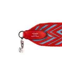 Pre-Owned HERMES 50 Sangle Zigzag Shoulder Strap Cavale Canvas