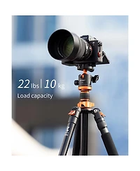K&F Concept SA254M2 4-Section Aluminum Tripod
