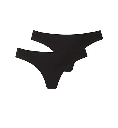 Lascana Women's 2 Pack Basic Thongs Lingerie