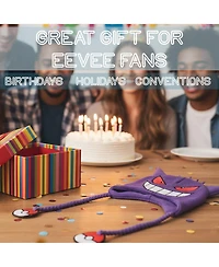 Pokemon Men's Gengar Purple Laplander Knit Cap