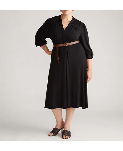 Universal Standard Women's Plus Gramercy Liquid Jersey Dress