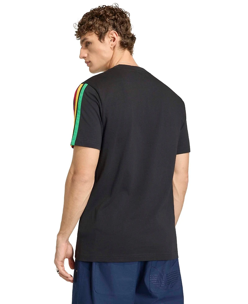 adidas Men's Jamaica Dna Graphic Crewneck T-Shirt
