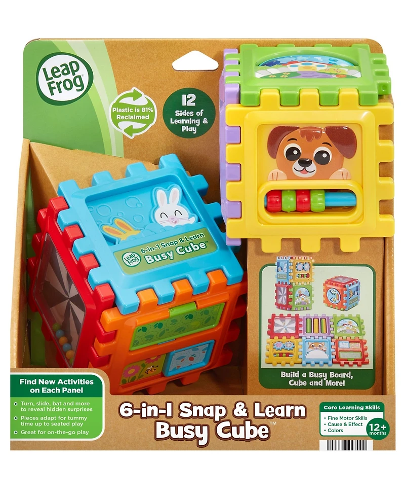 Leapfrog 6-in-1 Snap & Learn Busy Cube