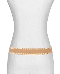 Michael Kors Raffia Leather Belt