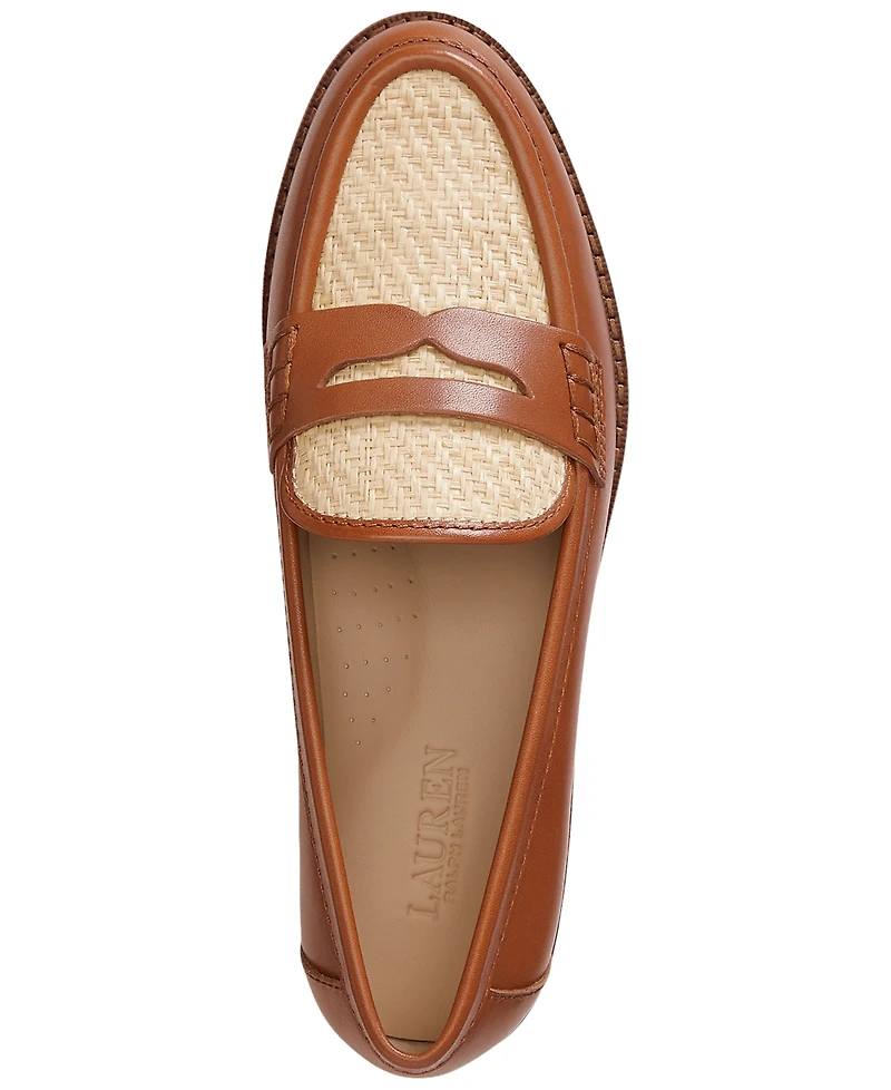 Lauren Ralph Women's Wynnie Almond Toe Loafers
