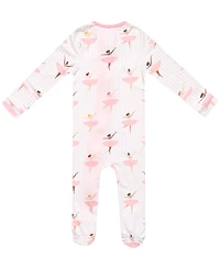 Copper Pearl Baby Girls' Katerina Zip-Up Footie