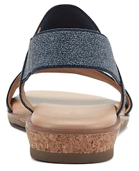 Easy Spirit Women's Lana Double Band Flat Slingback Sandals