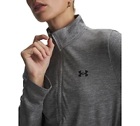 Under Armour Women's Twist Tech Quarter-Zip Logo Top