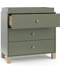 Storkcraft California 3 Drawer Chest With Topper