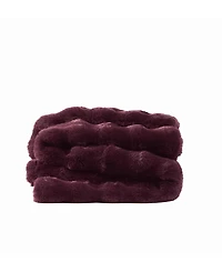 Frye Bubble Rabbit Faux Fur Throw, 50" x 70"