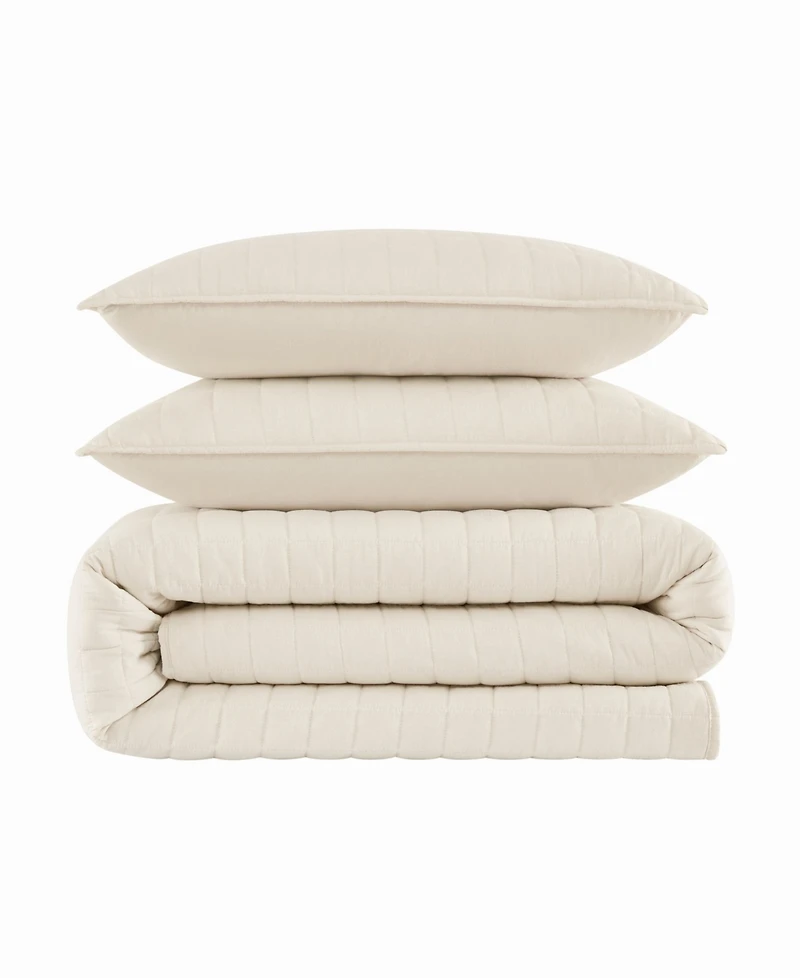 Frye Vintage Washed Cotton 3-Pc. Quilt Set