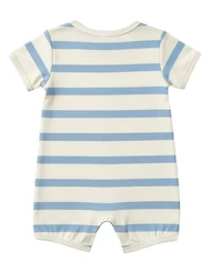 Disney Baby Boys' Short-Sleeve Romper and Hat, 2-Piece Set