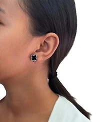 Adornia Tarnish Resistant Silver Set of 3 Clover Stud Earrings