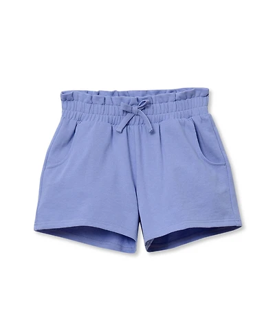 Lands' End Girls French Terry Paper Bag Shorts