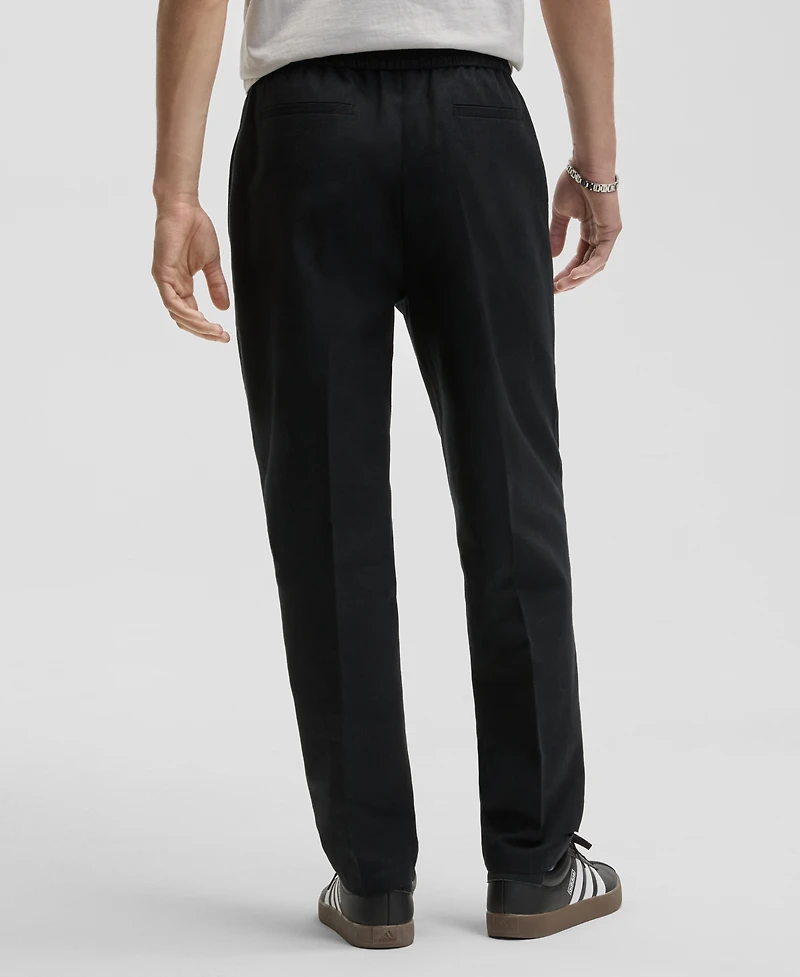 Mode of One Men's Relaxed-Fit Solid Linen Pants, Macy's Exclusive