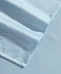 Laura Ashley Solid Satin Bliss -Pc. Sheet Set