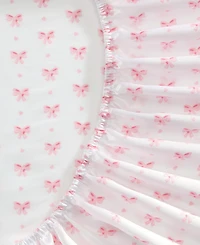 Laura Ashley Printed Satin Heart of Mine -Pc. Sheet Set