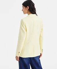 On 34th Women's Relaxed Crepe Blazer, Macy's Exclusive