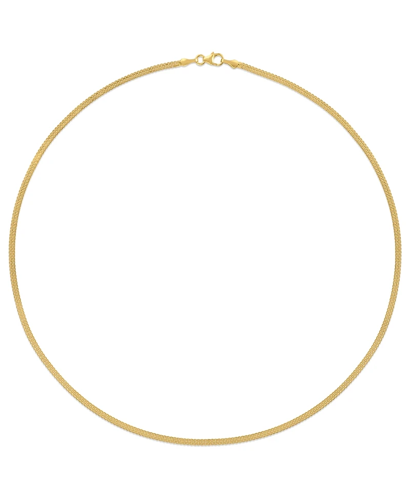 Macy's Diamond Cut Box Chain Necklace in 10k Gold