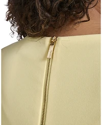 Calvin Klein Plus Tulip Sleeveless Sheath Midi Dress