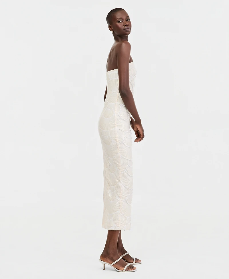 Rachel Rachel Roy Women's Gaia Faux-Pearl Beaded Maxi Dress